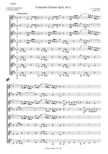 cover of 009: HANDEL: Concerto Grosso op.6, no.1 (8 Guitars)
